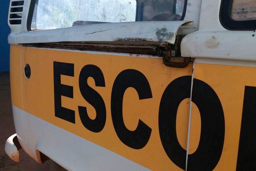 Mais uma imagem do transporte escolar