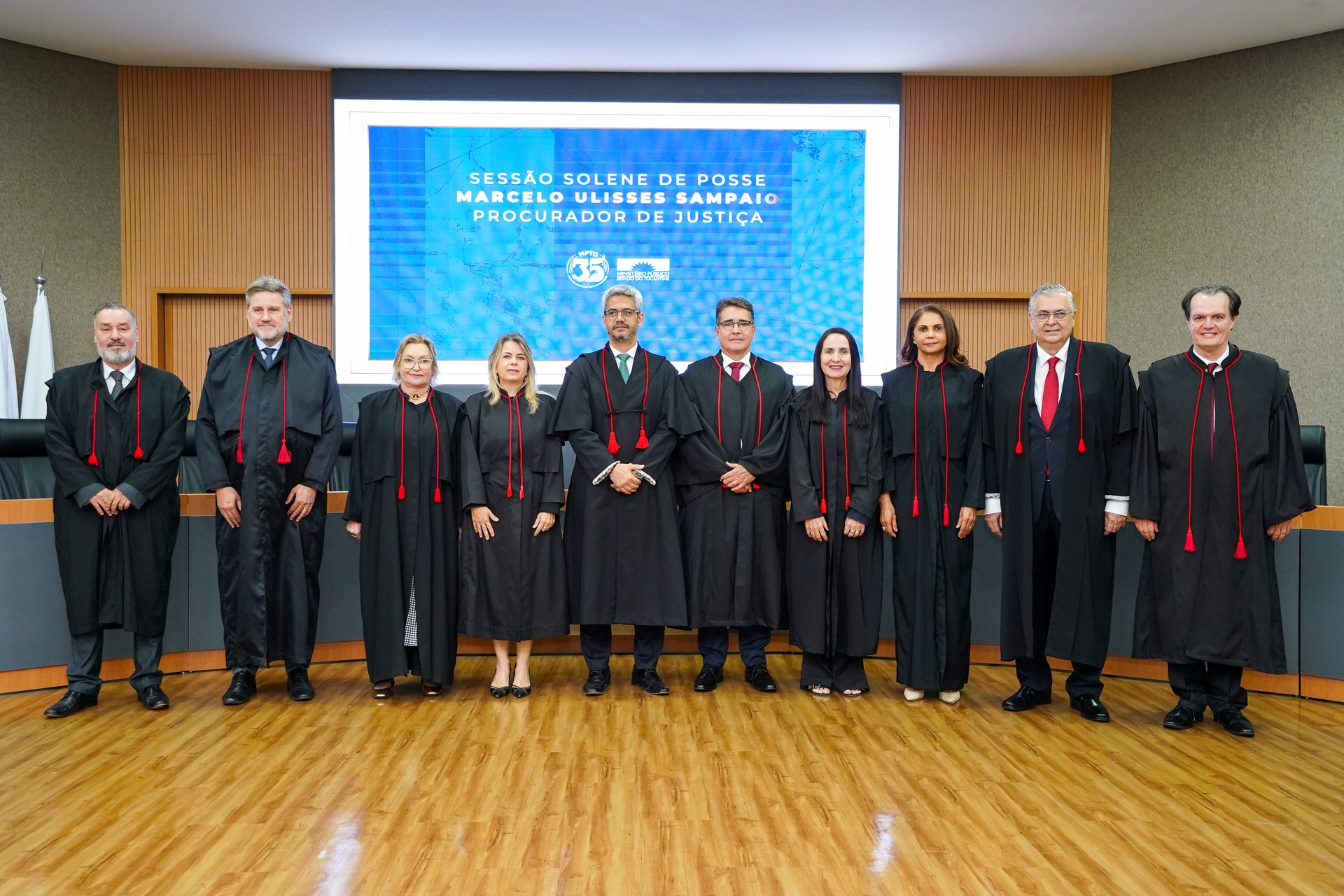 Marcelo Ulisses Sampaio toma posse como procurador de Justiça do Ministério Público do Tocantins