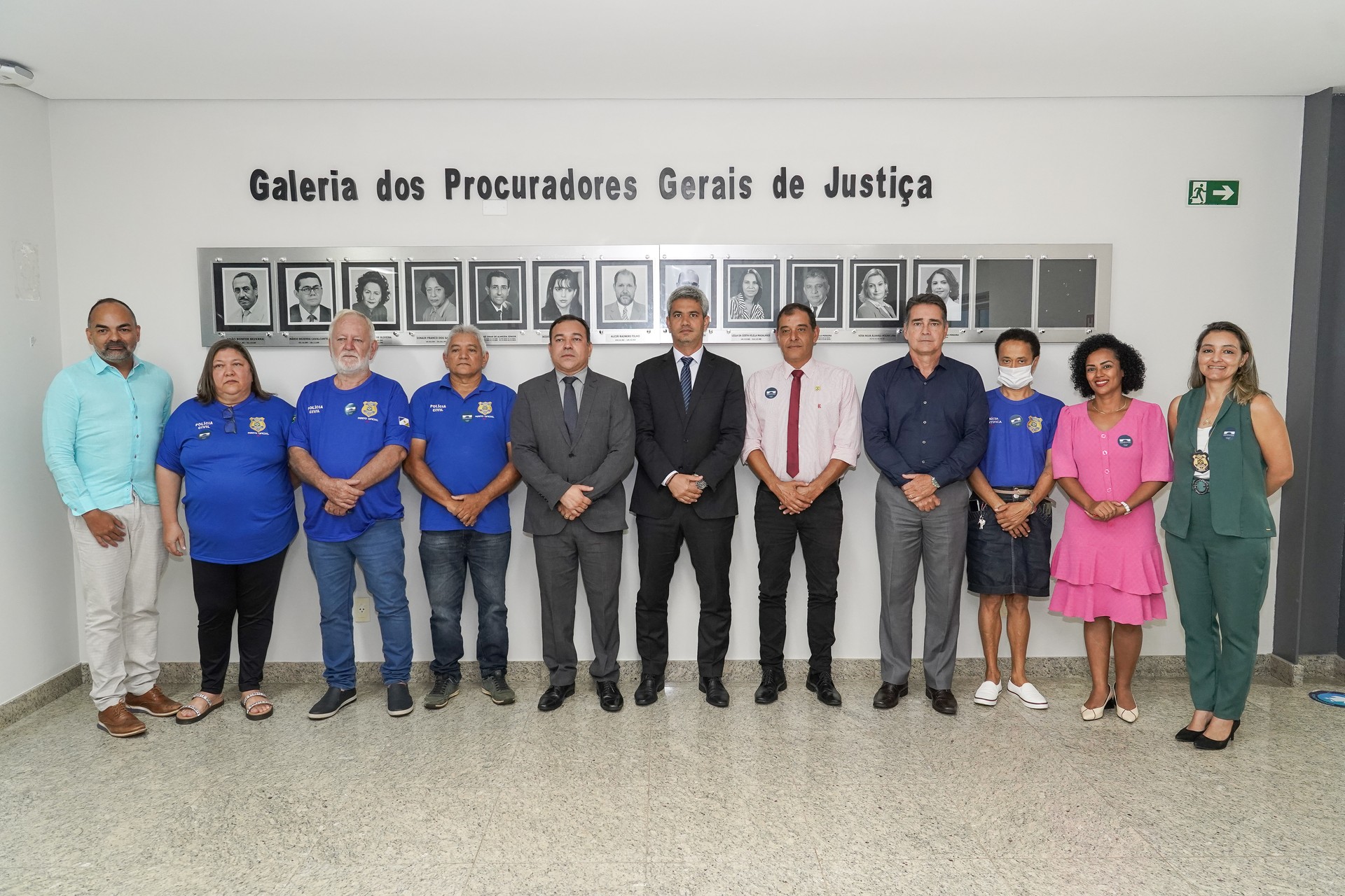 Membros do MPTO e representantes da Secretaria de Segurança Pública do Tocantins