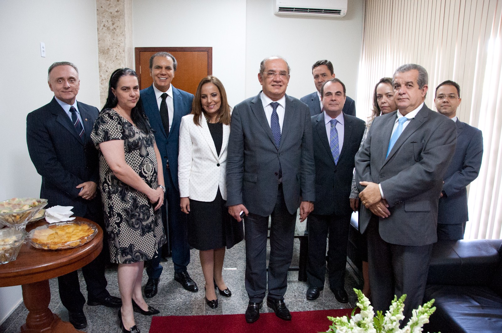 Autoridades presentes à solenidade