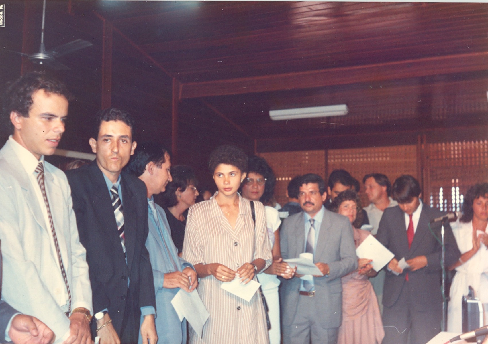 A posse aconteceu no  palacinho