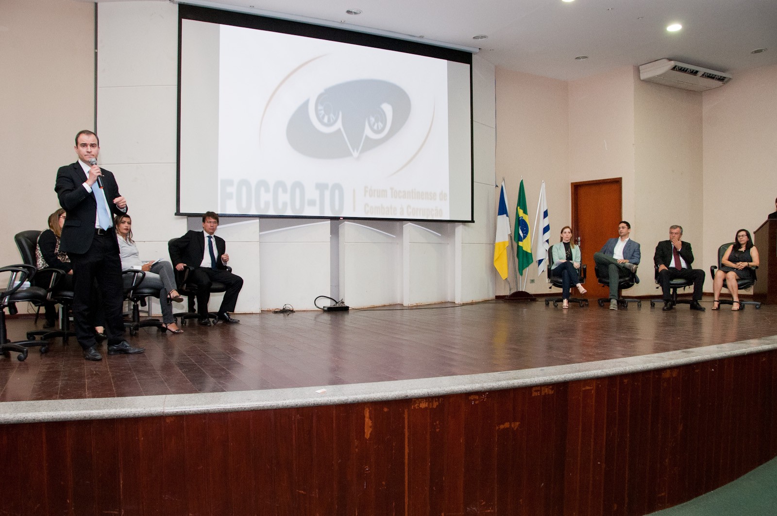 o evento foi promovido pelo Fórum de Combate à Corrupção no Tocantins (FOCCO/TO),