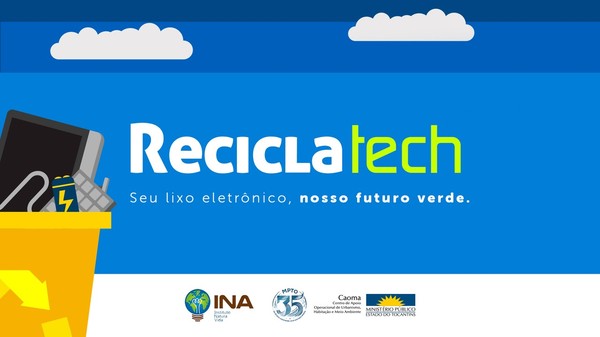 A ação de reciclagem faz parte do projeto MPTO Sustentável, que integra a Política de Sustentabilidade Ambiental do Ministério Público do Estado do Tocantins.