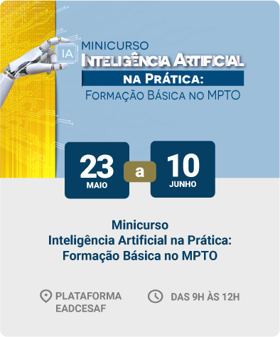 Inteligência Artificial na Prática: formação básica no MPTO.