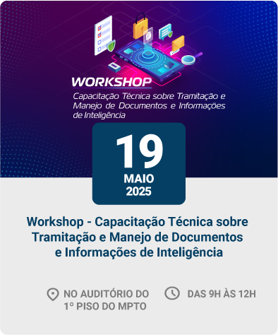 Capacitação Técnica sobre Tramitação e Manejo de Documentos e Informações de Inteligência