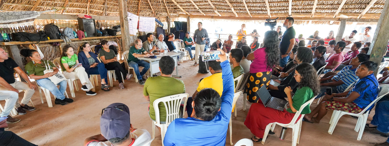 Audiência pública na Aldeia Galheiro